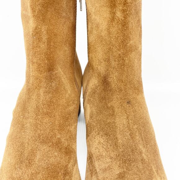 AGL Women's Mimma Brown Suede Pointed Toe Block Heel Ankle Boots EU 37 US 7 - Picture 11 of 15